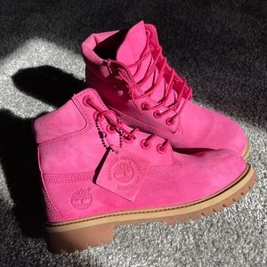 Brand New Pink Timbs